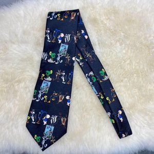 Warner Bros. Black Novelty Looney Tunes Character Tie